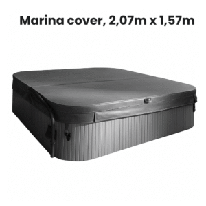 Cover, Marina, grå. 207 x 157 cm