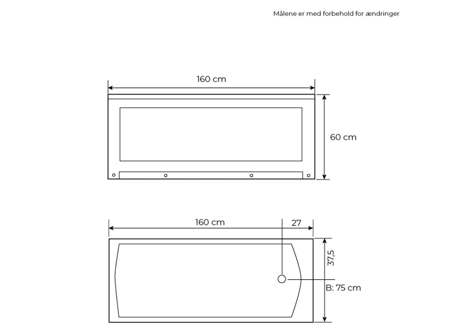 New Image badekar 160 cm - Billede 3