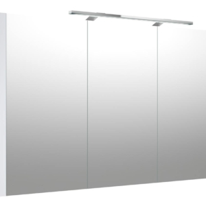 Clara spejlskab 110x65 med eludtag og LED lys 8423 - 1
