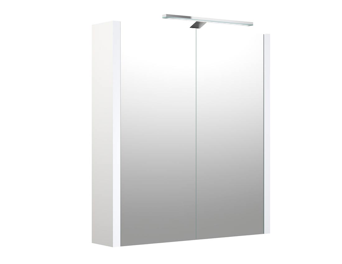 Clara spejlskab 60x65 med eludtag og LED lys 5485 1