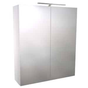Scandic spejlskab 80x70 med eludtag og LED lys 5457