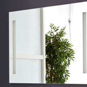 Slimline spejl 100x70 med LED