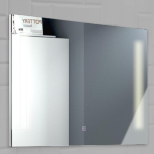Slimline spejl 90x70 med LED