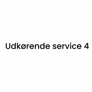 Udkørende service 4