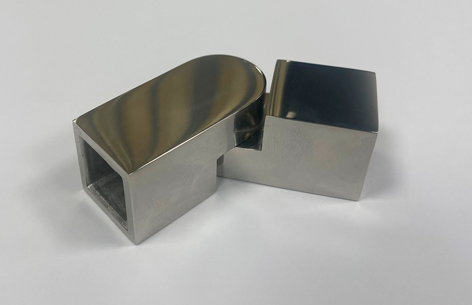 Hjørnebeslag justerbar til 15 x 15 mm, krom - Billede 2